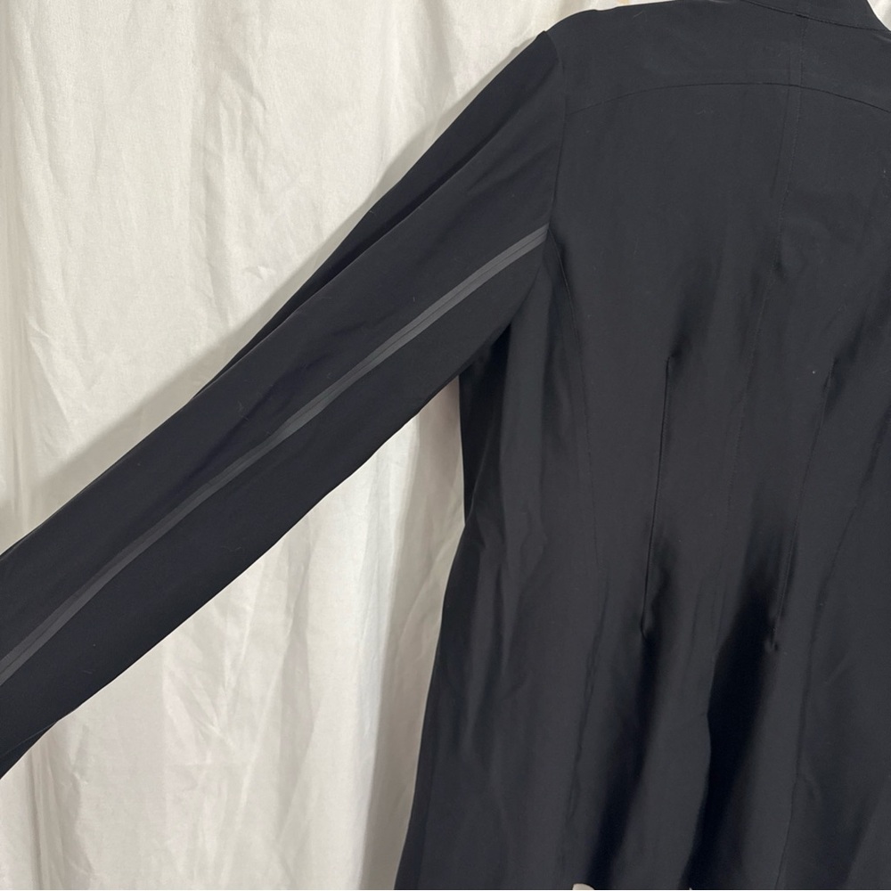 Athleta Interstellar Blazer Size Medium Black Zip… - image 7